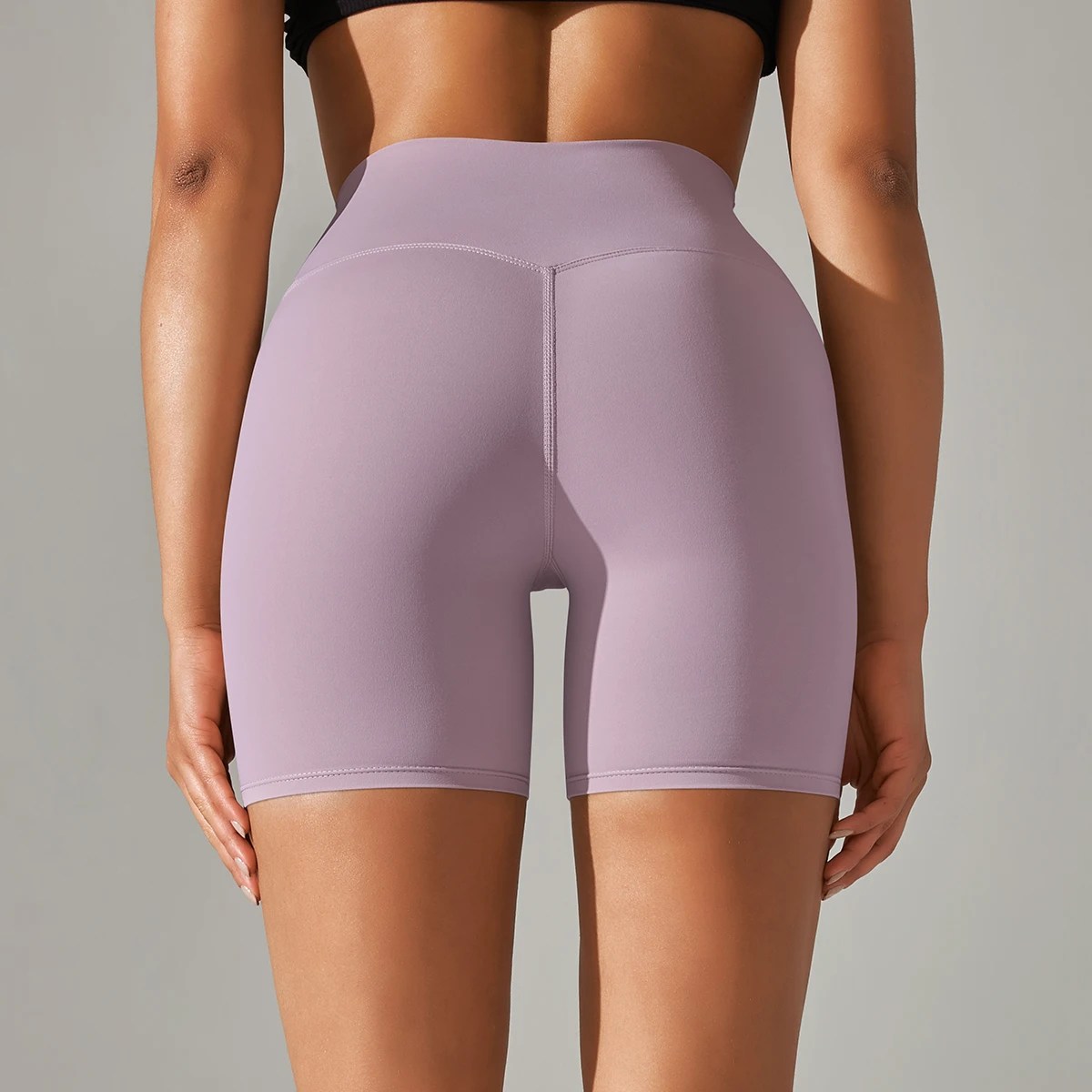 High-Waist Squat-Proof Yoga Shorts for Women – Quick Dry