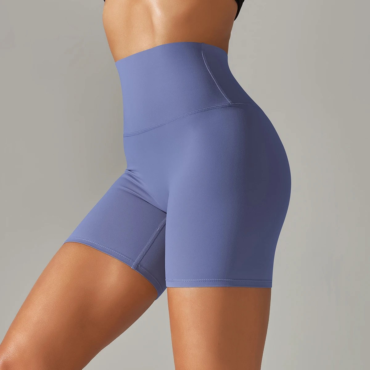 High-Waist Squat-Proof Yoga Shorts for Women – Quick Dry