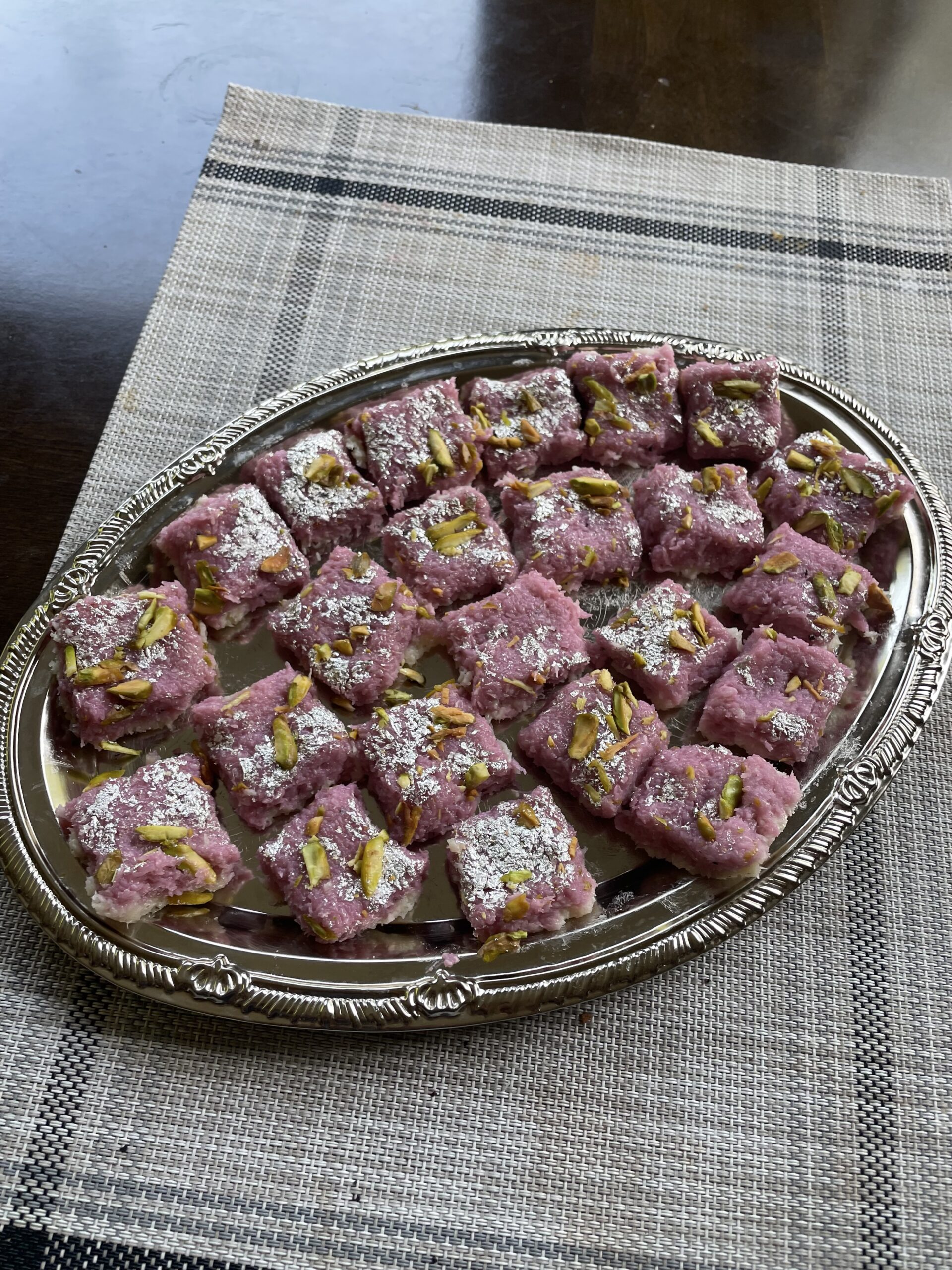 Double-Layer Coconut Barfi (Nariyal Barfi)