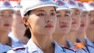КИТАЙСКИЕ ДЕВУШКИ НА ПАРАДЕ ПОД ПЕСНЮ КАТЮША China Female Military Parade