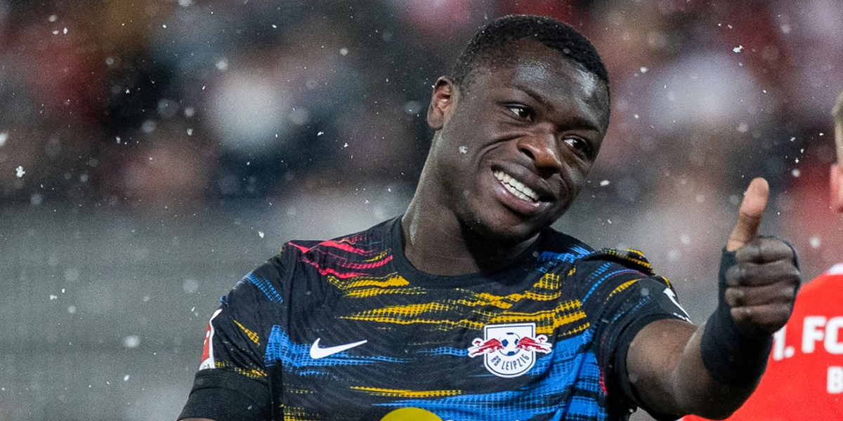 Brian Brobbey - RB Leipzig (cropped)