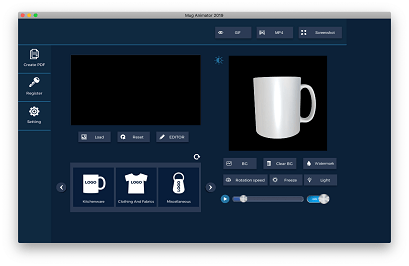 · placeit · smart mockups · media modifier · renderforest · artboard studio · vexels · printify . Mug Animator