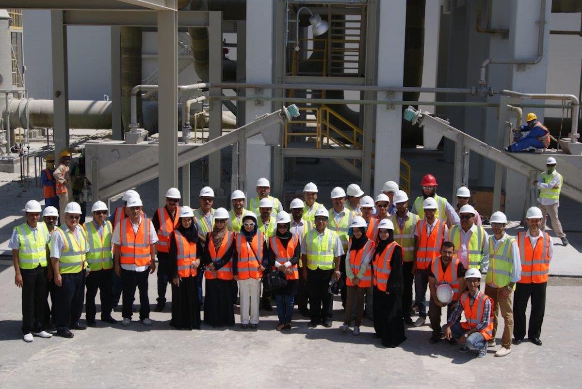 Visit of Bahrain Society of Engineers at Muharraq STP Muharraq STP