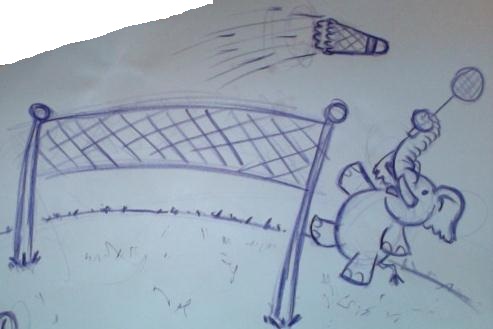Kartun badminton, pemain badminton kartun, karakter kartun, permainan, kebugaran png · kata kunci · tentang png ini · mengubah ukuran png · lisensi · gambar png . Badminton Gajah Musafir Kehidupan