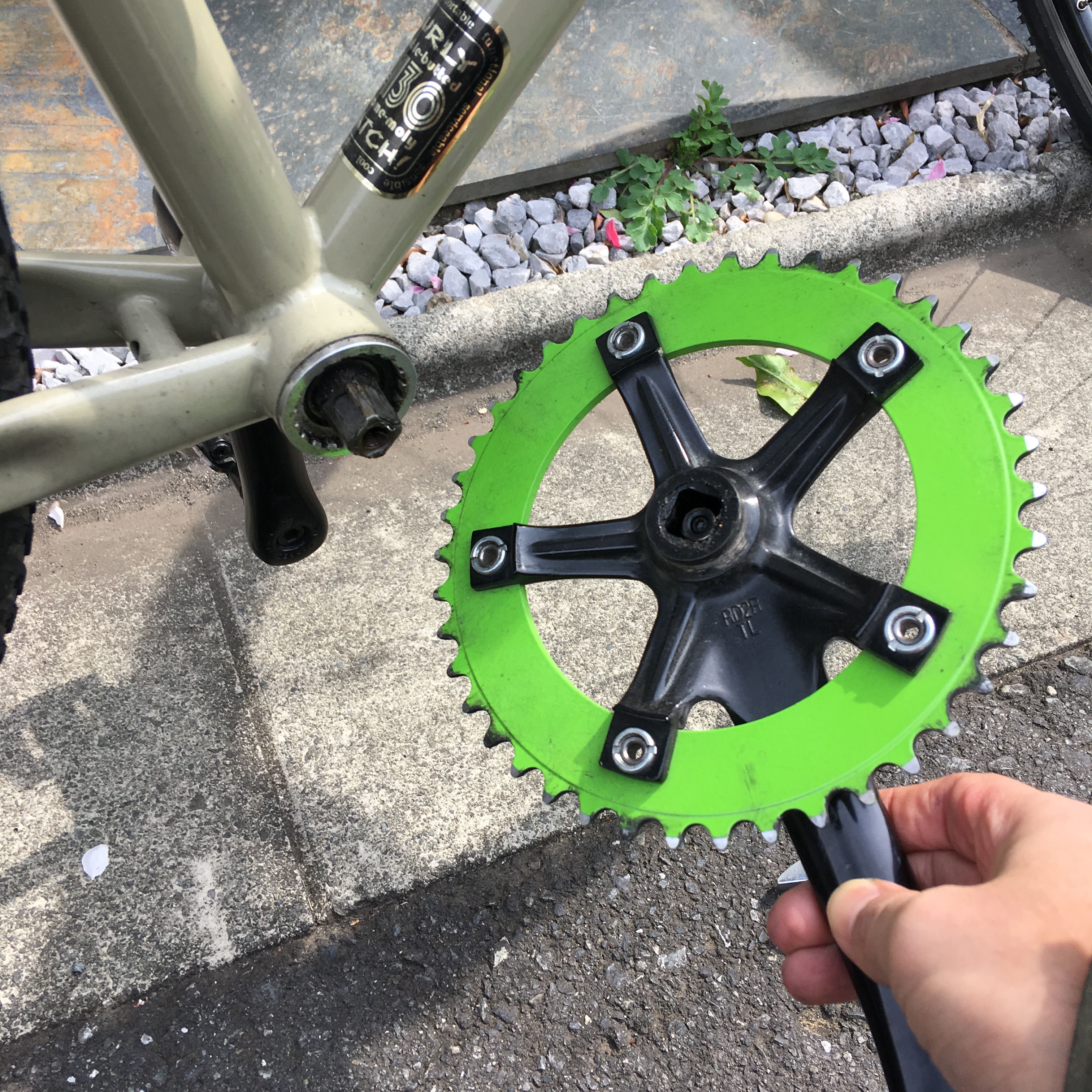 シングルスピード自転車 ブラック⚠️ フレーム、クランクくの販売です。 Amazon | BOLANY SKEACE 165mm 自転車クランクセット スクエア