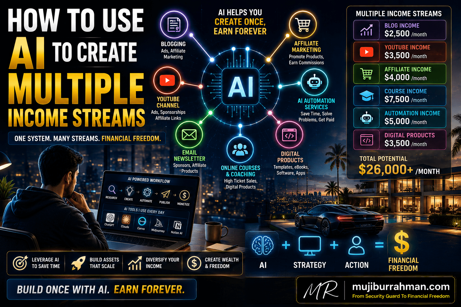 How To Use AI To Create Multiple Income Streams
