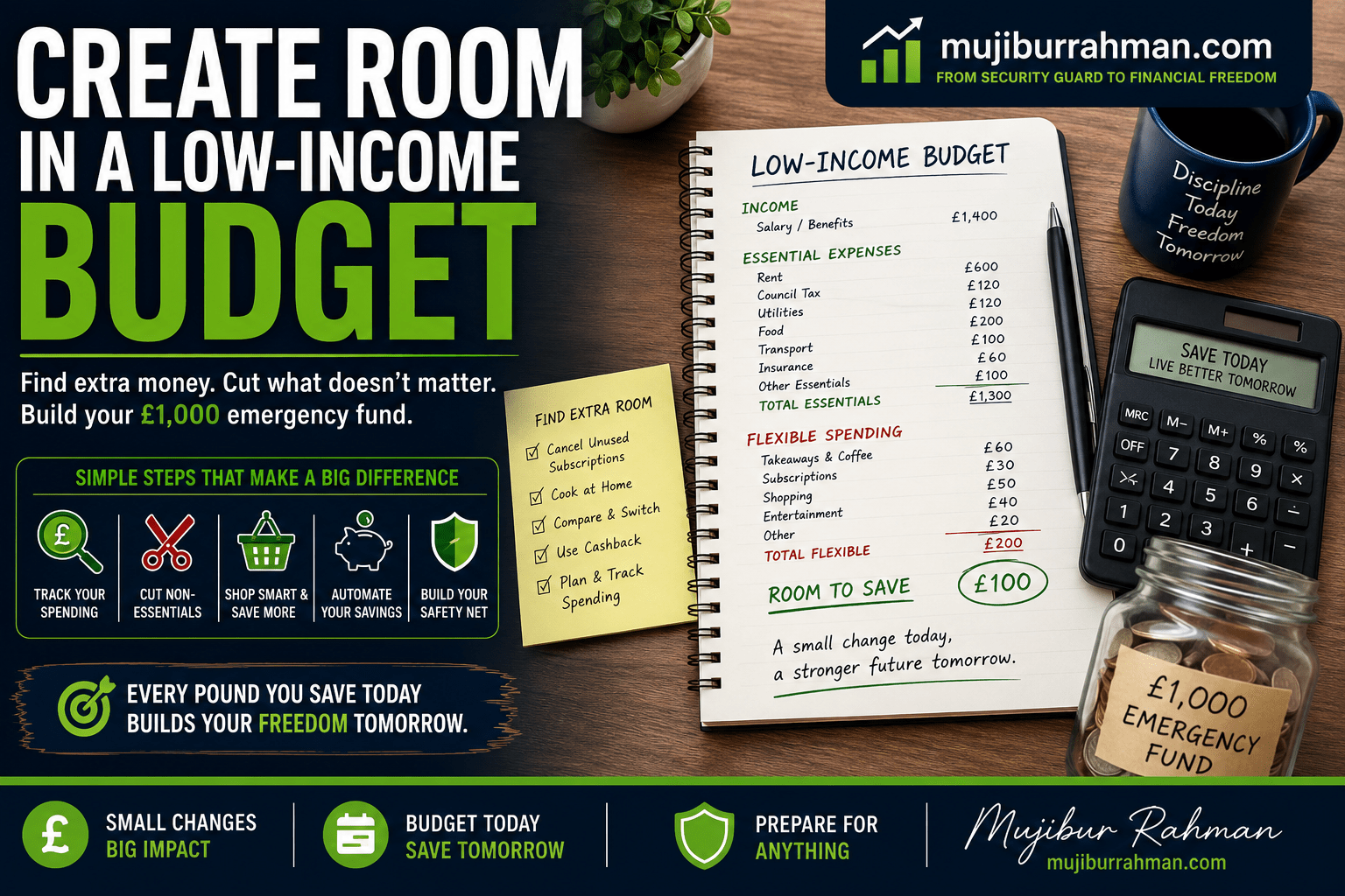 Create Room In A Low-Income Budget