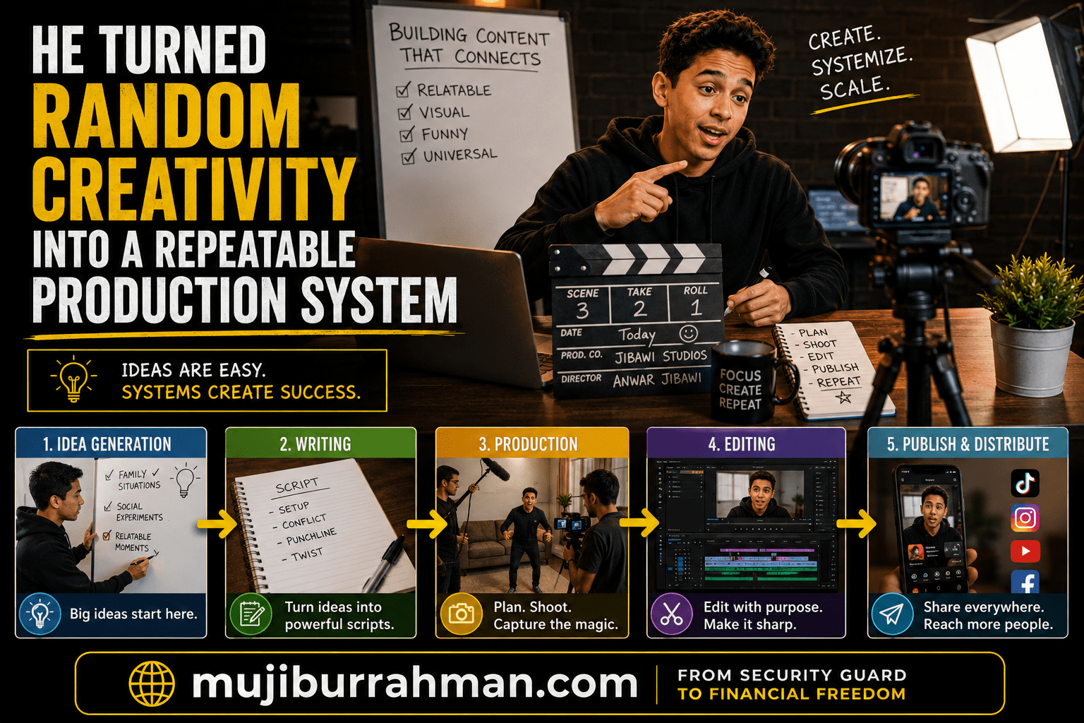 He Turned Random Creativity Into A Repeatable Production System