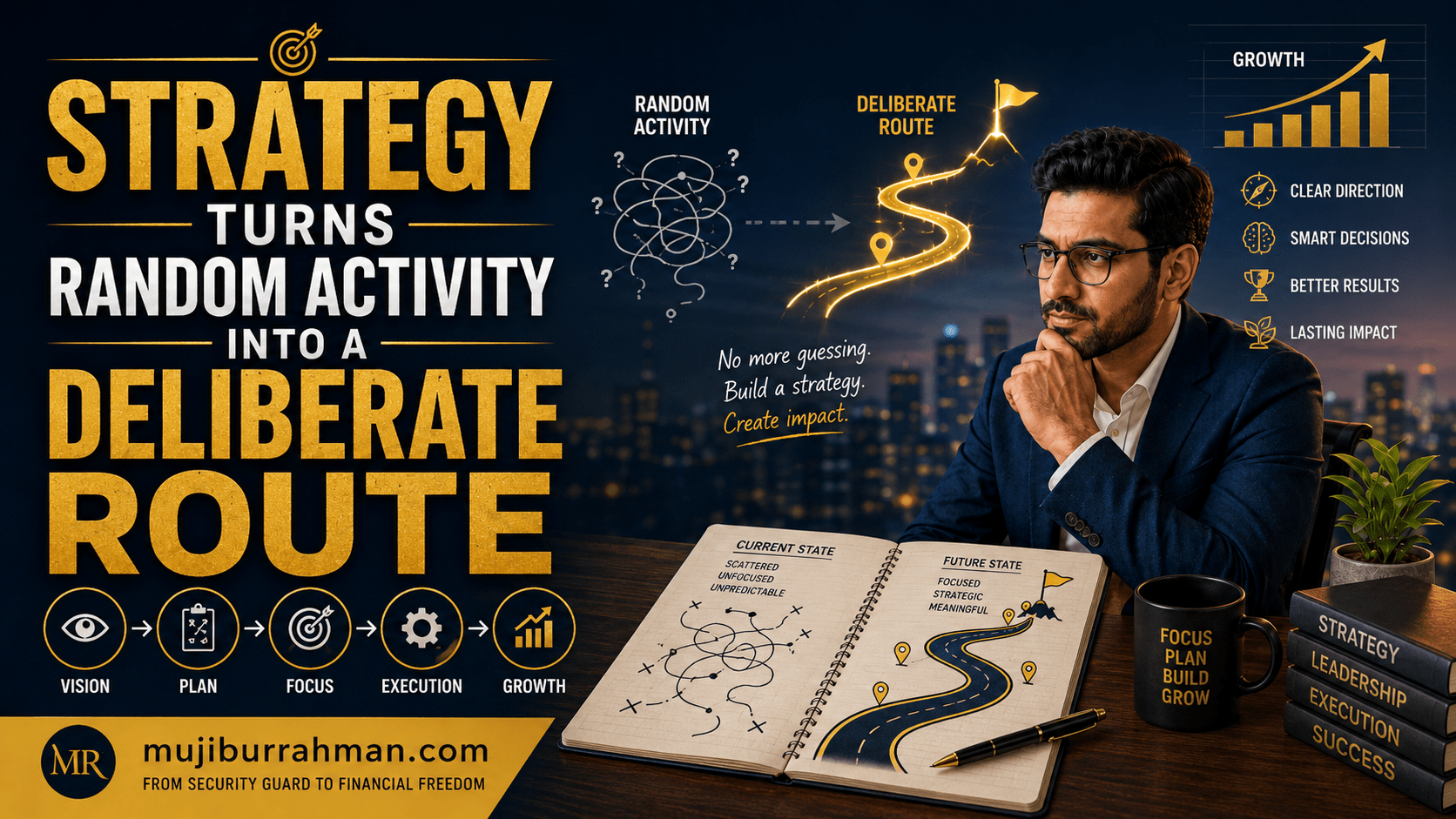 Strategy Turns Random Activity Into A Deliberate Route