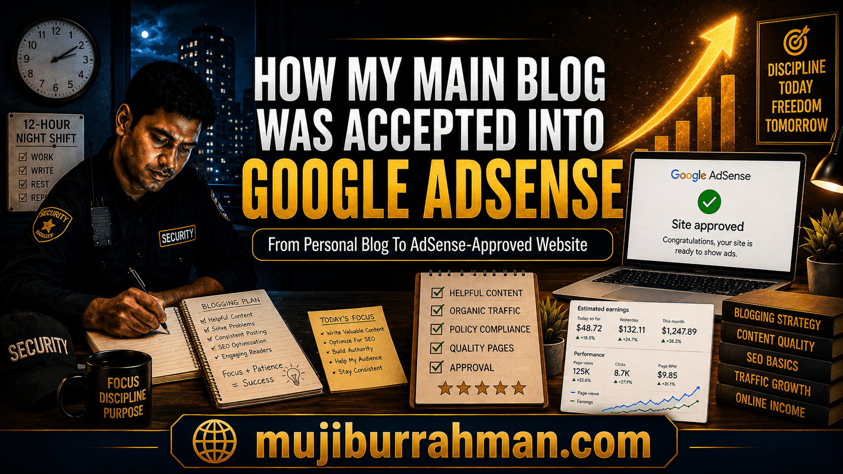 How My Main Blog Was Accepted Into Google AdSense