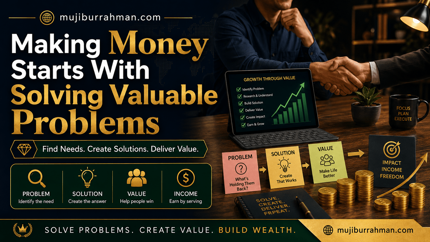 Making Money Starts With Solving Valuable Problems
