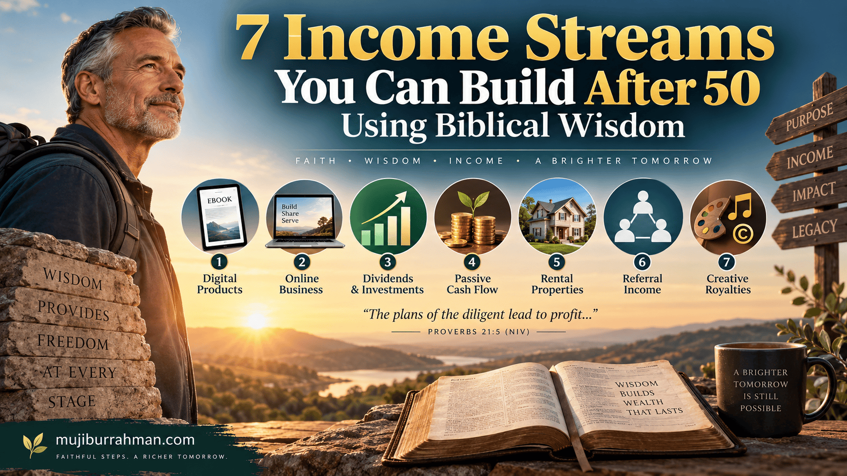 7 Income Streams You Can Build After 50 Using Biblical Wisdom