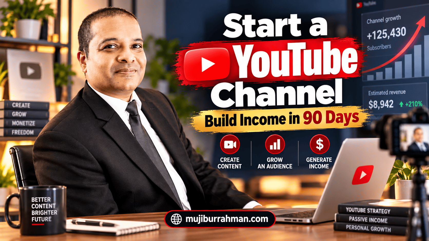 How To Start A YouTube Channel And Build Income In 90 Days