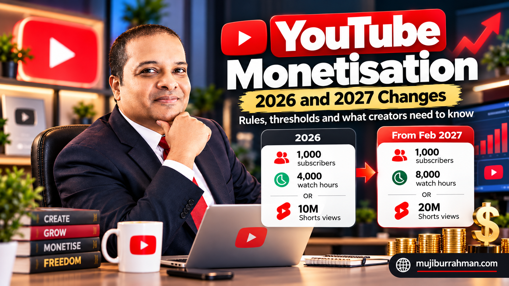 How YouTube Monetisation Works In 2026 And What Changes In 2027