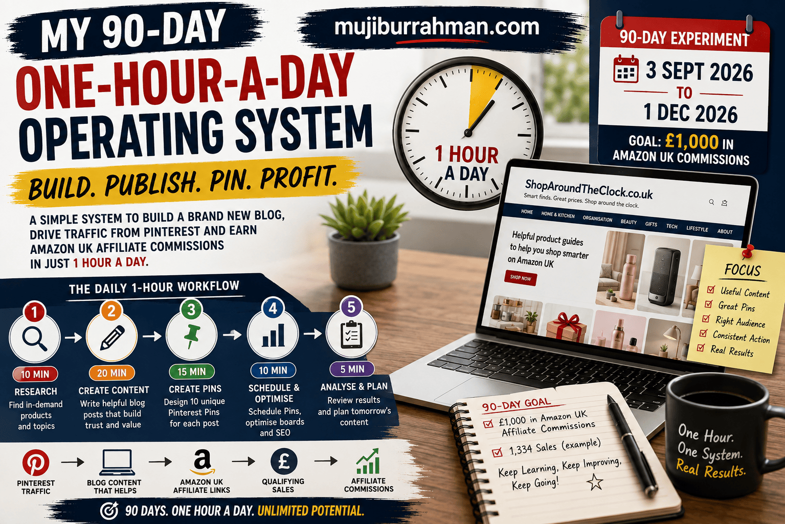 My 90-Day One-Hour-A-Day Operating System