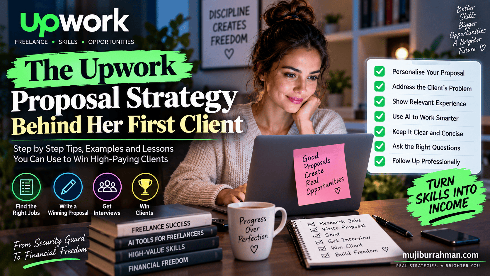 The Upwork Proposal Strategy Behind Her First Client