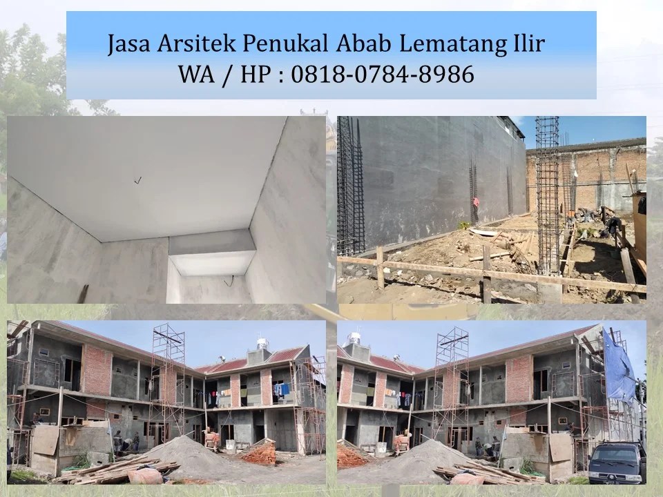 Jasa Arsitek Penukal Abab Lematang Ilir, WA / HP : 0818-0784-8986