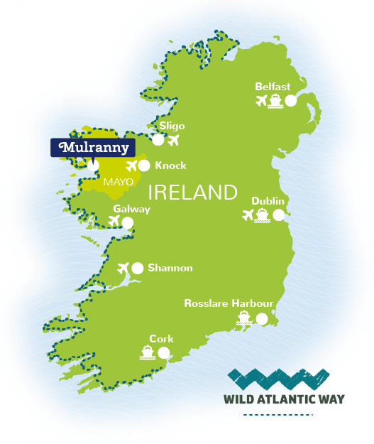 Find Out More Mulranny Co Mayo Ireland WAW Map 01 