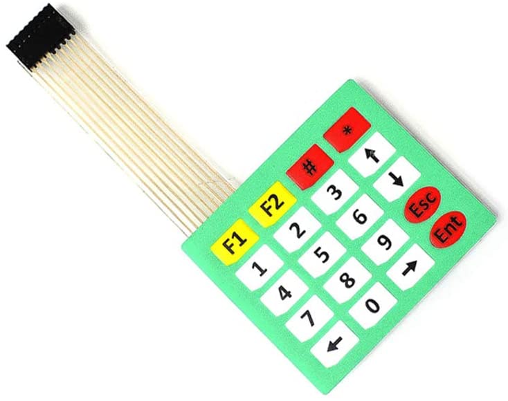 4x5 Keys Matrix Array 20 Key Keypad Membrane Switch Control Panel for Arduino