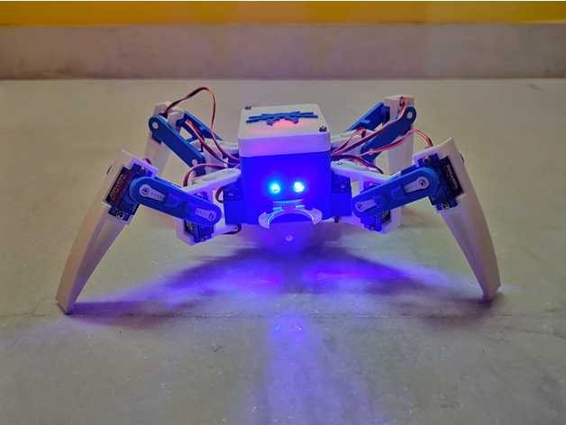 Spider Robot Student Project Bluetooth Mobile Control Full Assebled With App Controlled