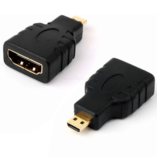Micro HDMI Male to HDMI Female Adapter Converter for Raspberry Pi