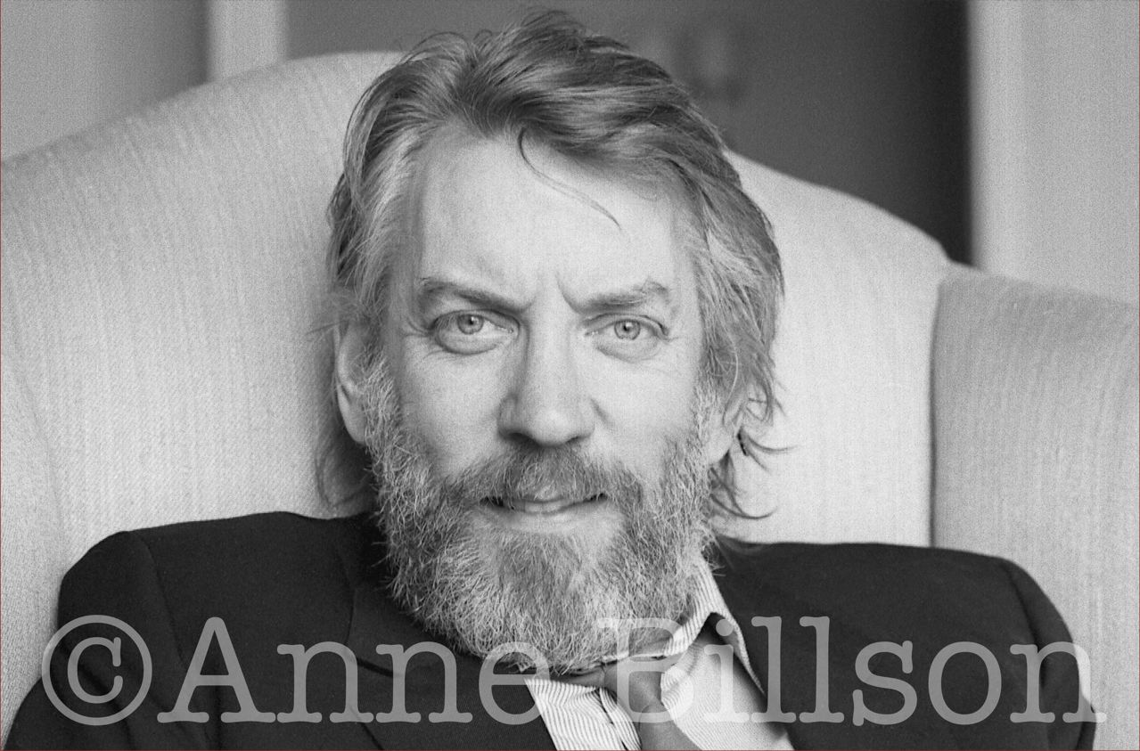 Donald Sutherland, actor. London, 1985.