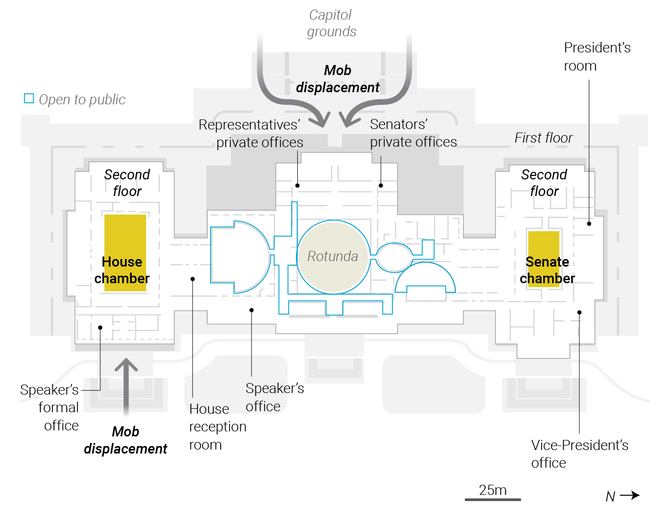 Us Capitol Map Inner Capitol D 