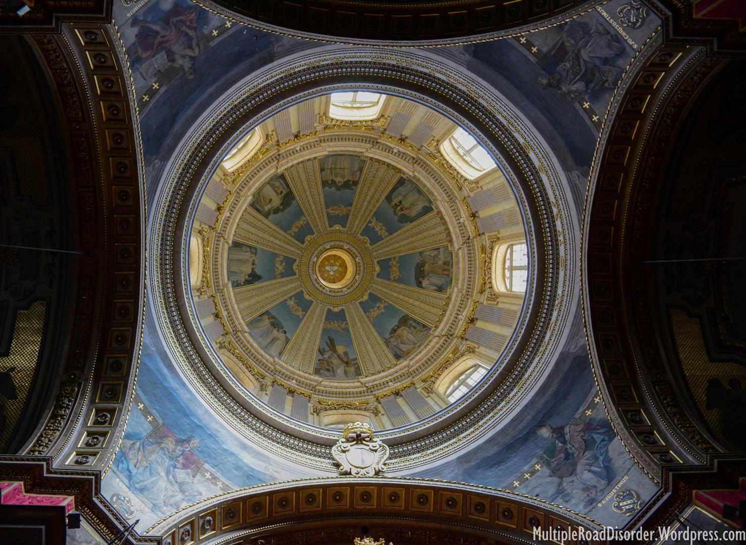 Inside Grotto and Parish Church of St Paul in Rabat