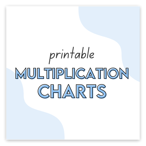 text: printable multiplication charts