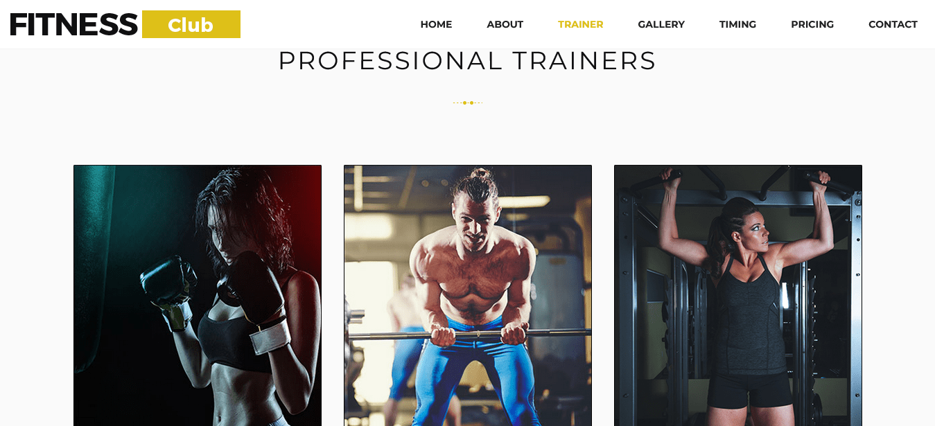 The perfect responsive html template for elegant fitness website