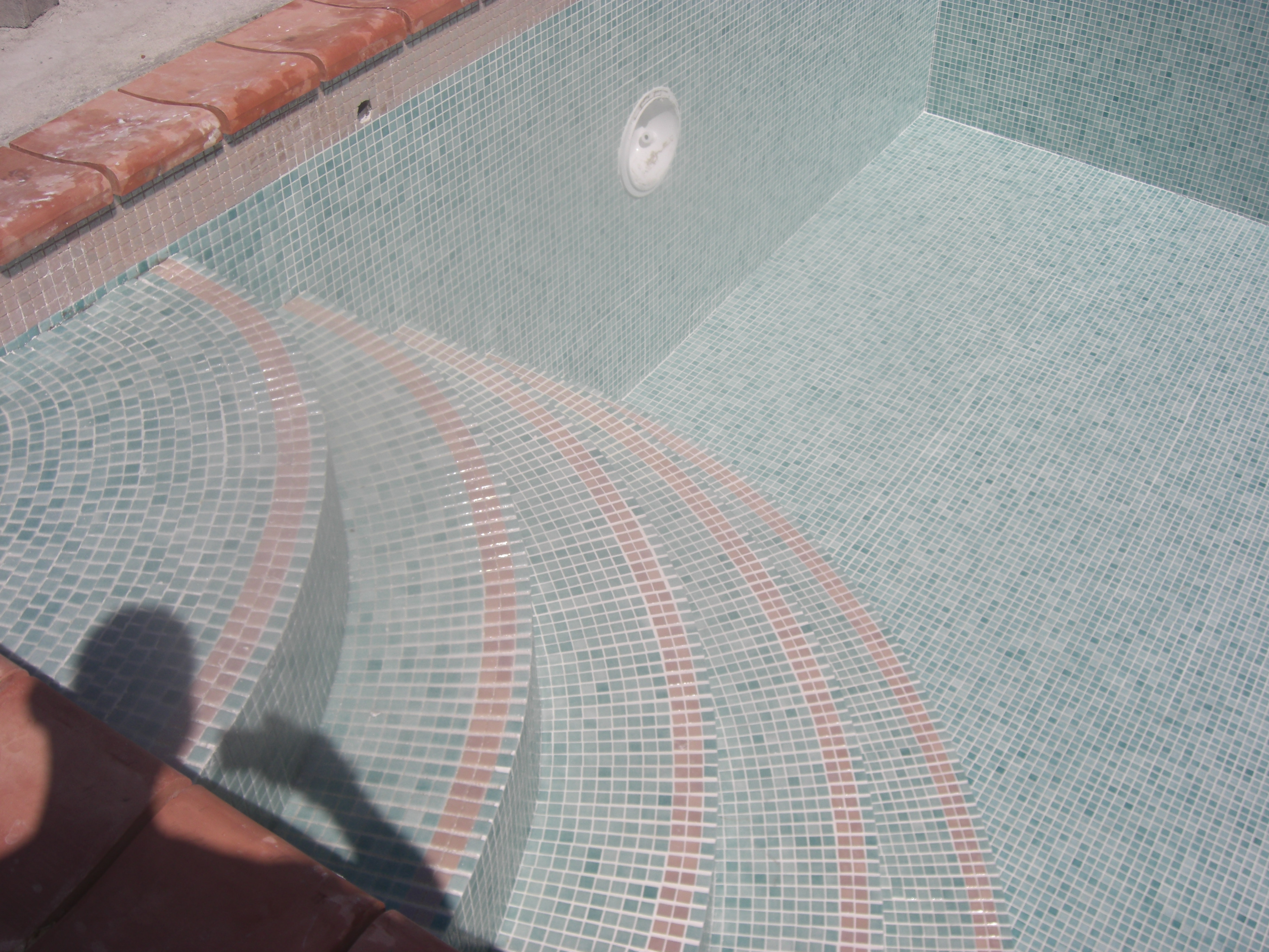 ESCALONES OBRA PISCINA