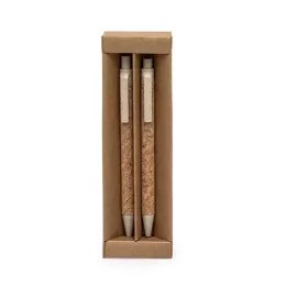 Kit Ecológico Caneta e Lapiseira Cortiça 06083