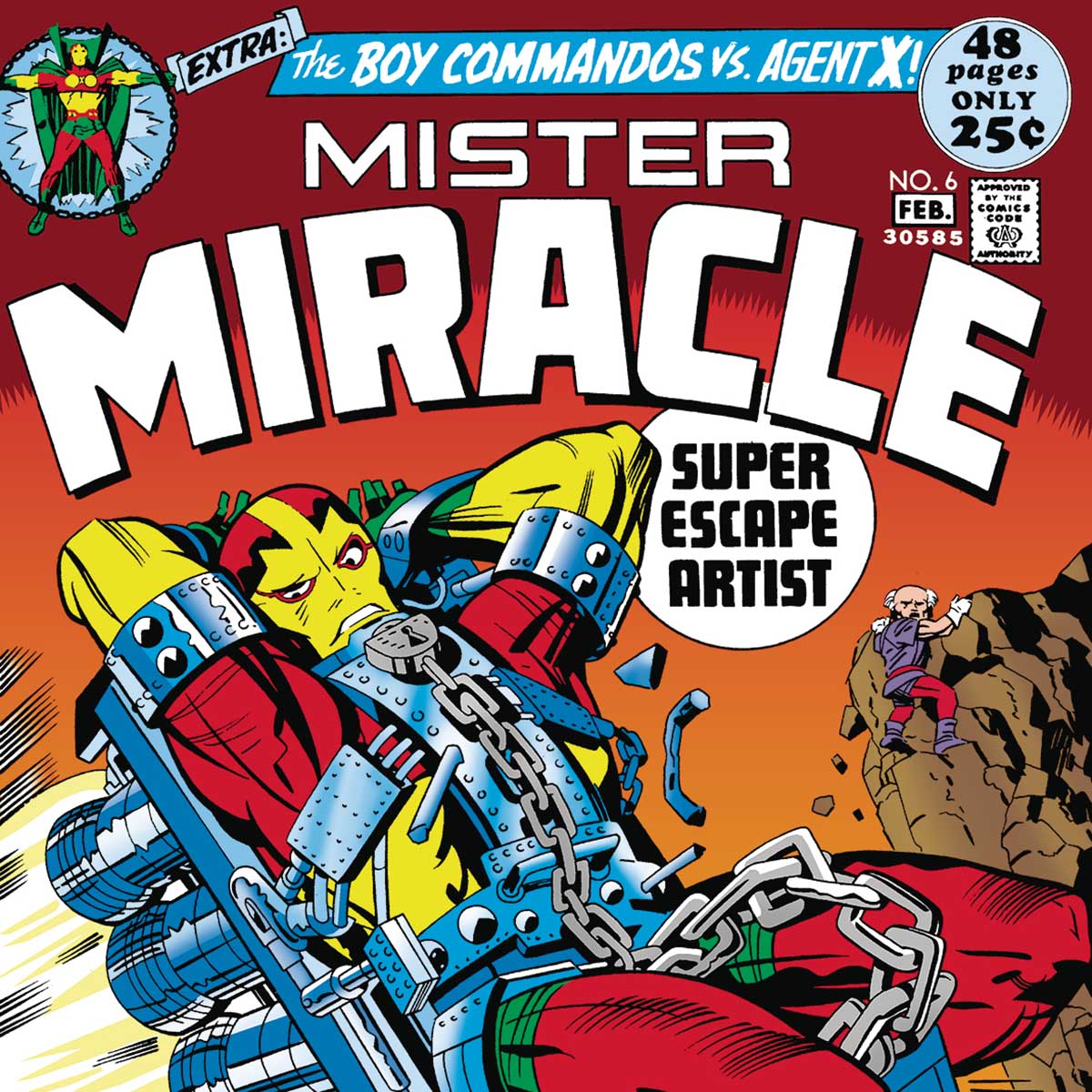 Tenth Letter of the Alphabet: Comics: Jack Kirby's 9-Panel Fights, image size:1200x1200