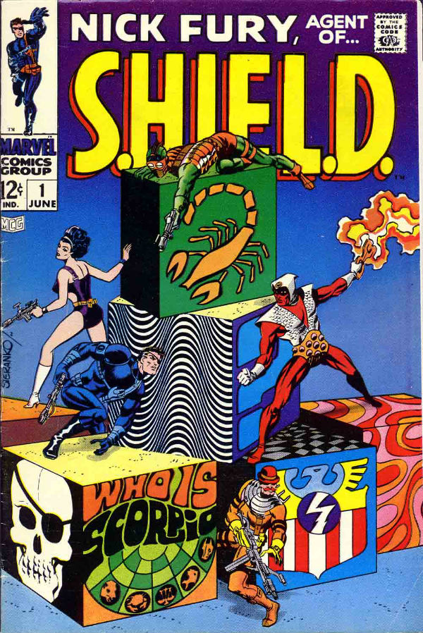 Nick Fury Steranko 1968年 Dr. Strange Strange Tales 166 Doctor Strange Nick Fury Jim Steranko