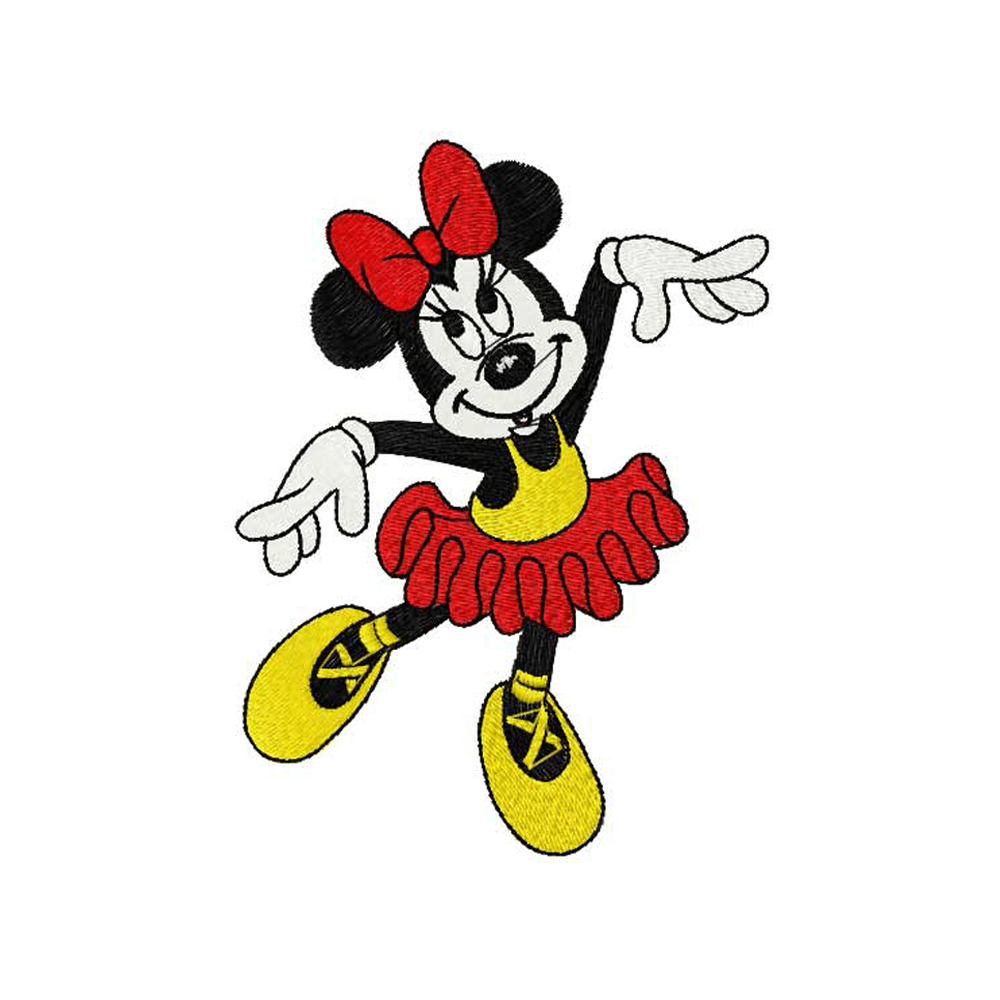 These designs are copyrighted, and only . Minnie Mouse Machine Embroidery Design Instant Download