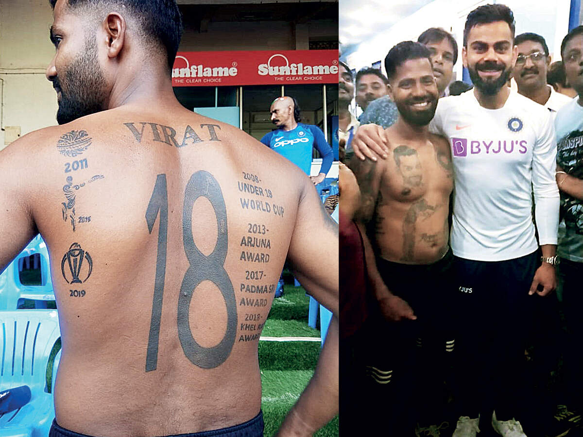 Fan Covered His Body With Virat Kohli Tattoos, Gets Hug From The India Captain 900_x_1200_jpg