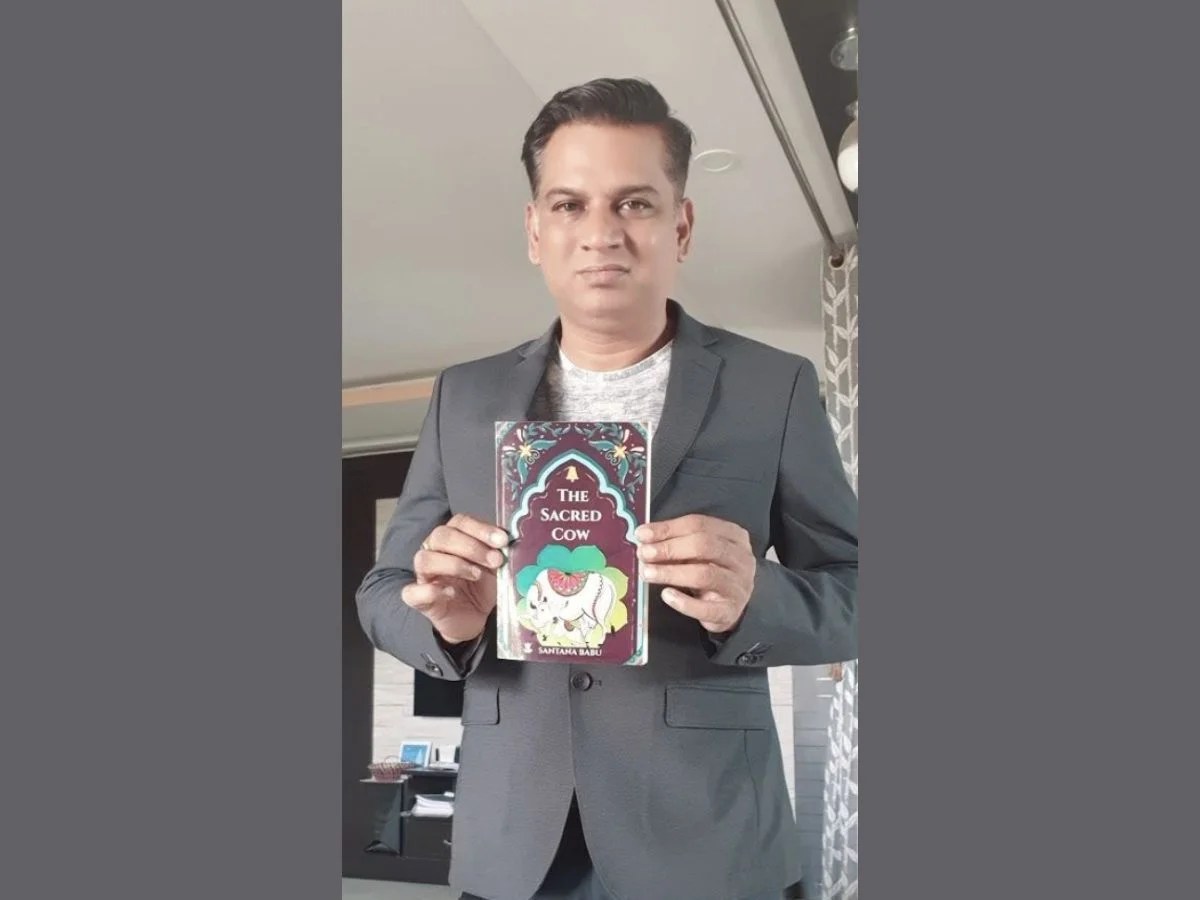 Author Santana Babu’s Acclaimed Work “The Sacred Cow” Garners Recognition at Abu Dhabi Book Fair – 2024