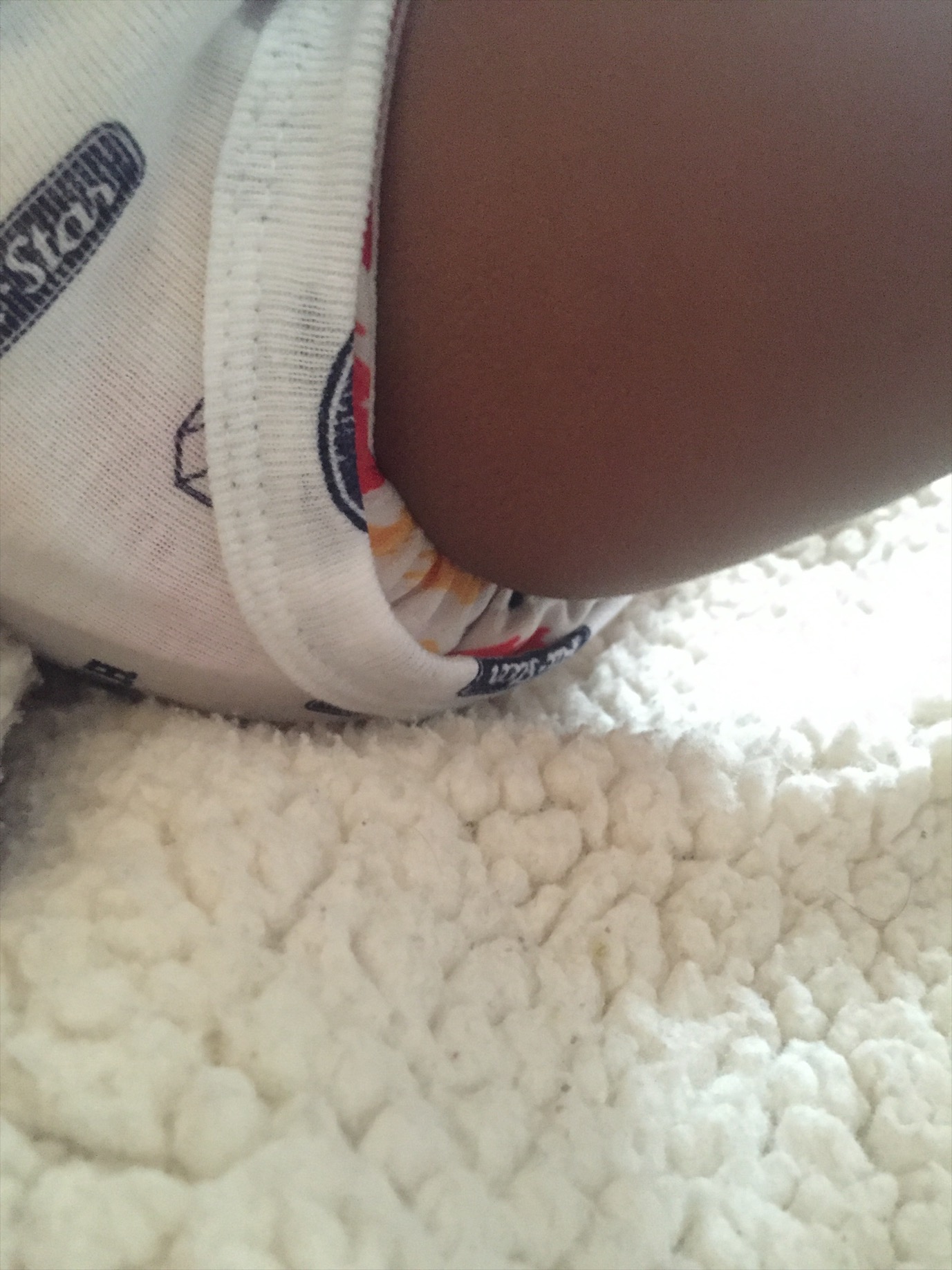 ikkat pocket diaper peeping out