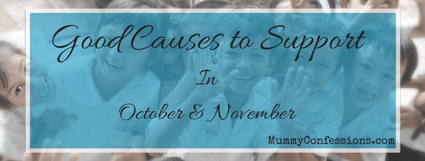 Good Causes To Support In October and November