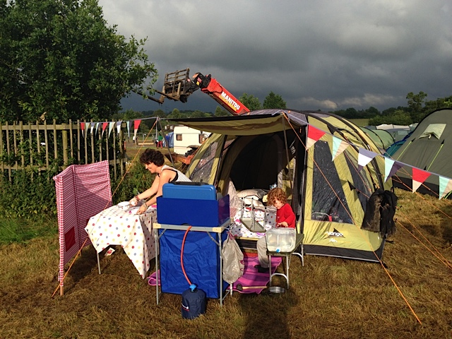 Glamping an Vango Tent