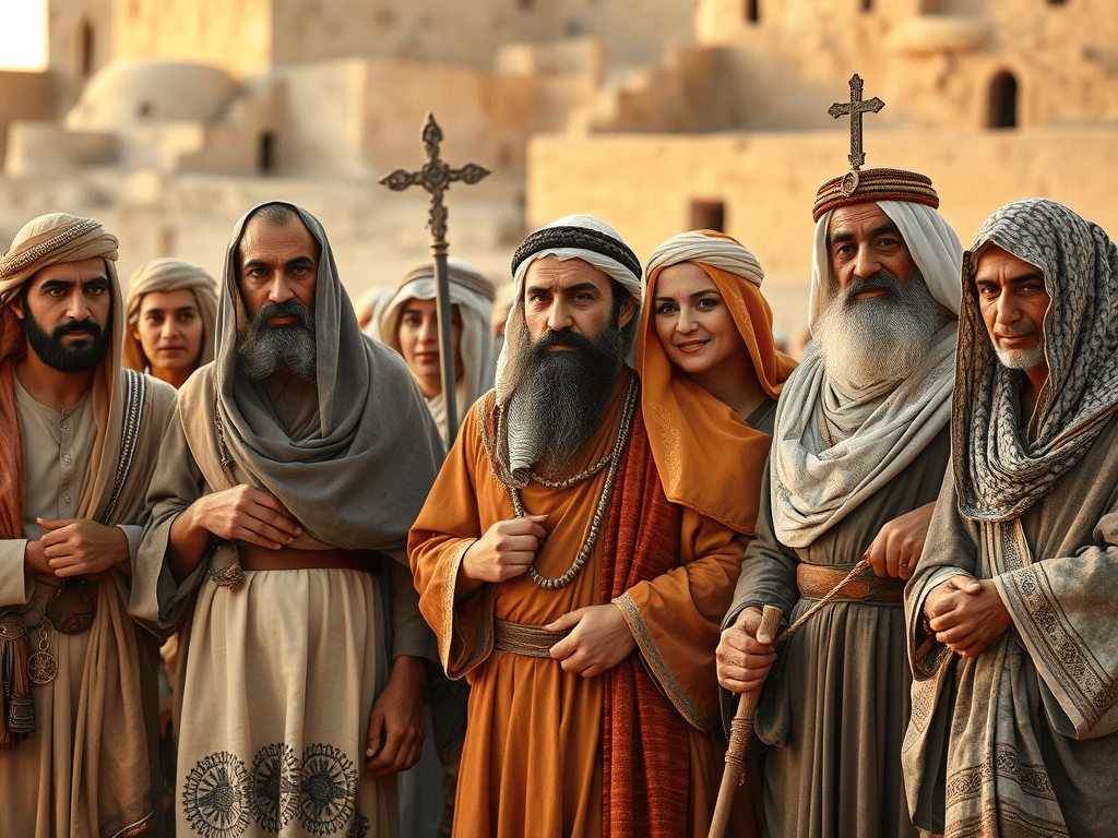 Who were the inhabitants of Palestine during Prophet Muhammad’s time?