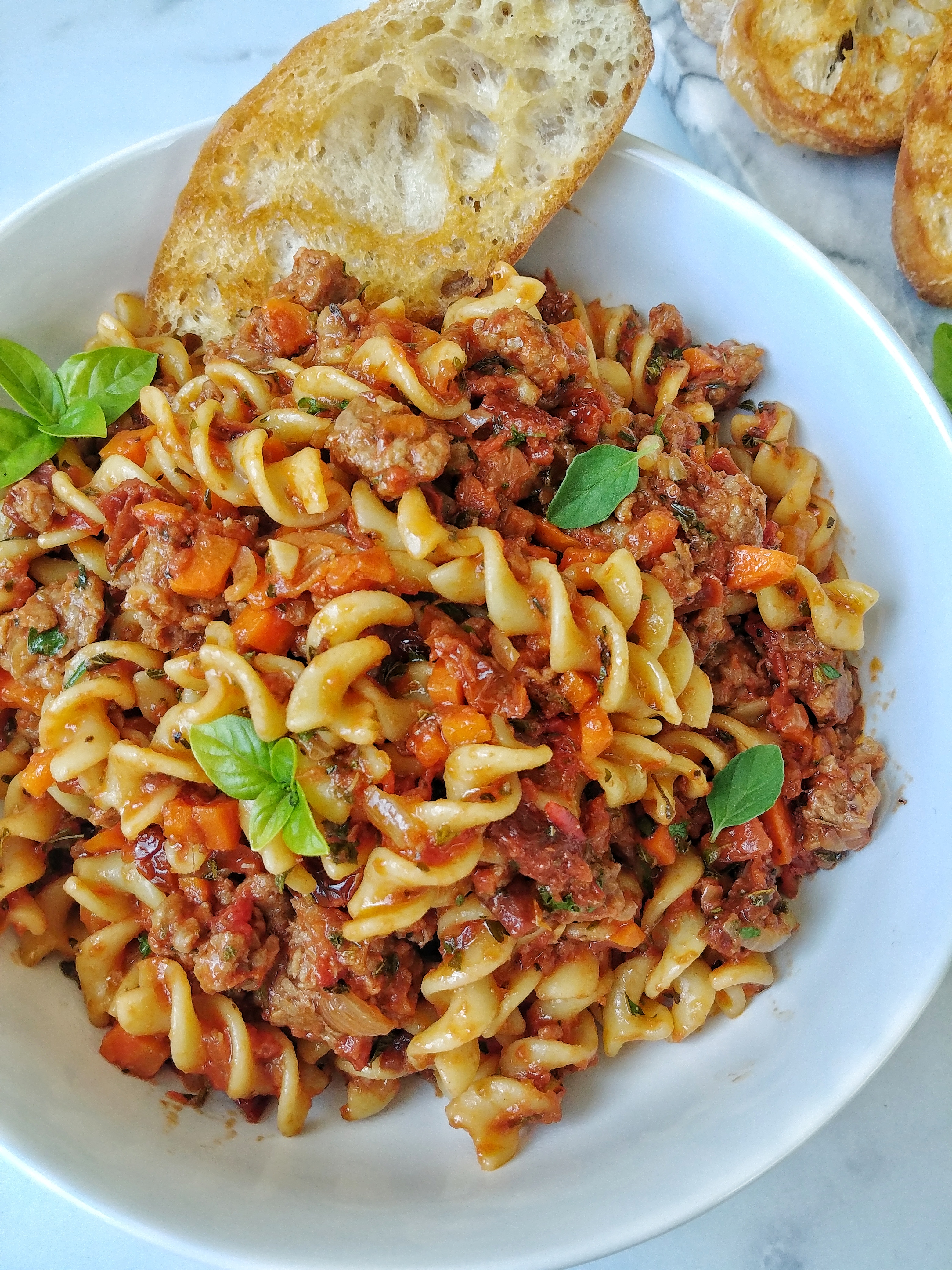 Pasta with Vegan Ragu