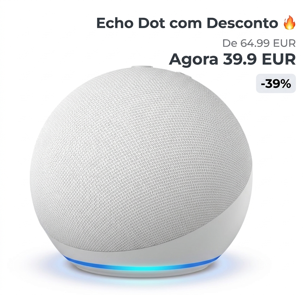 Echo Dot com Desconto 🔥