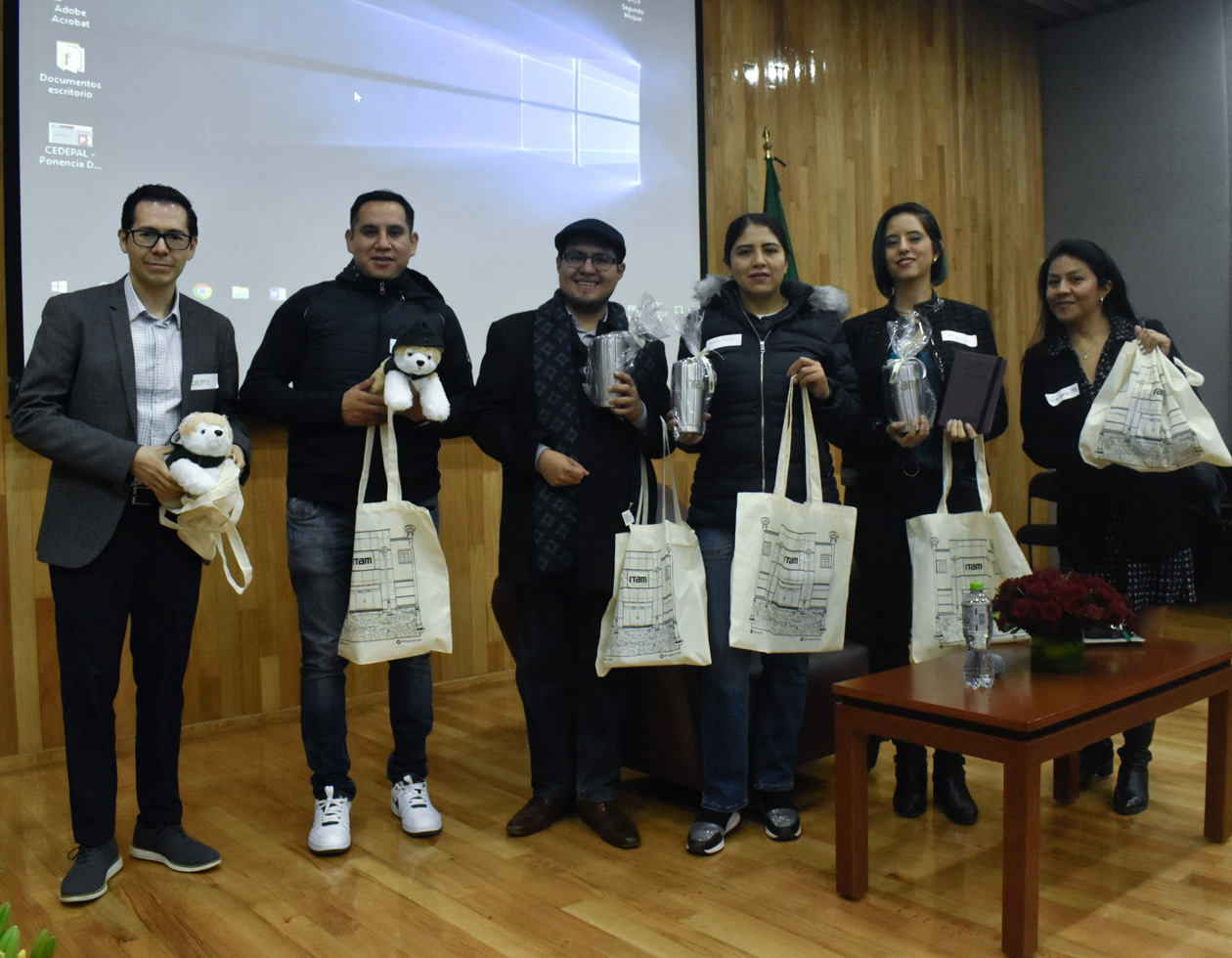 Ganadores del sorteo. Foto ITAM