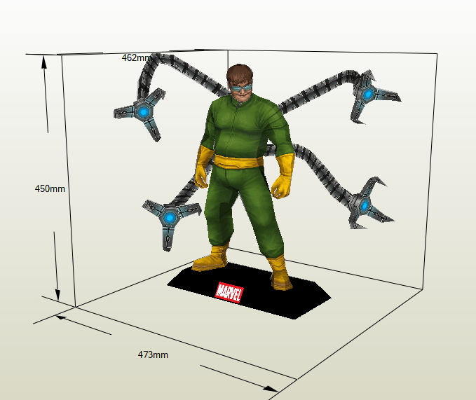 Doctor Octopus papercraft
