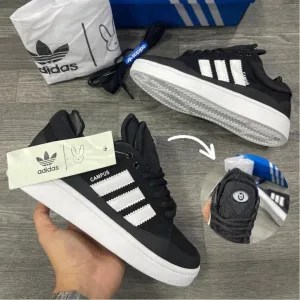 ADIDAS CAMPUS X NEGRA BLANCA