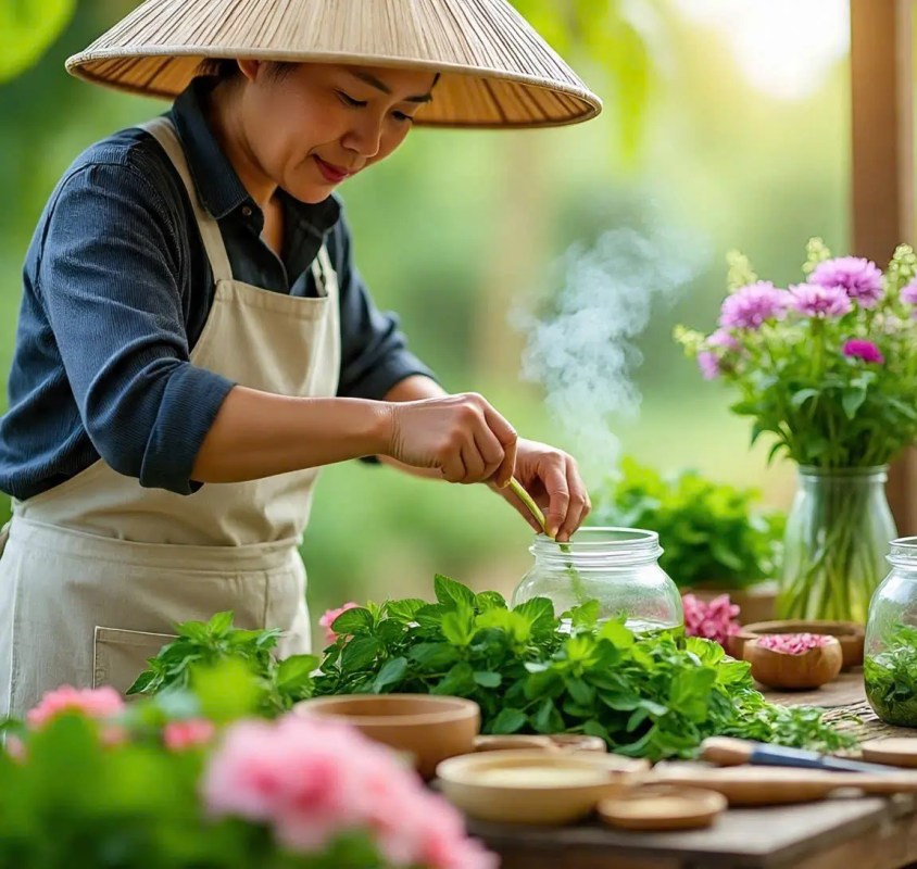 pha chế nước hoa từ tinh dầu