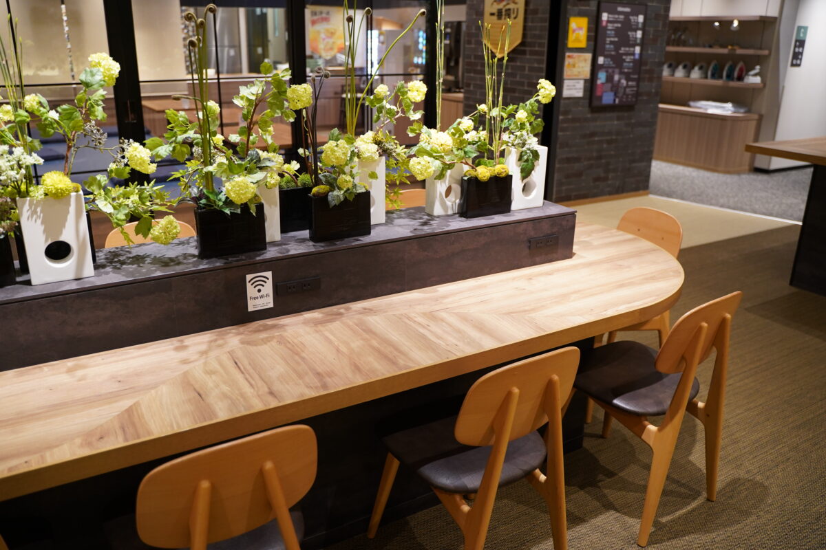 かじまちの湯SPA SOLANIのラウンジ