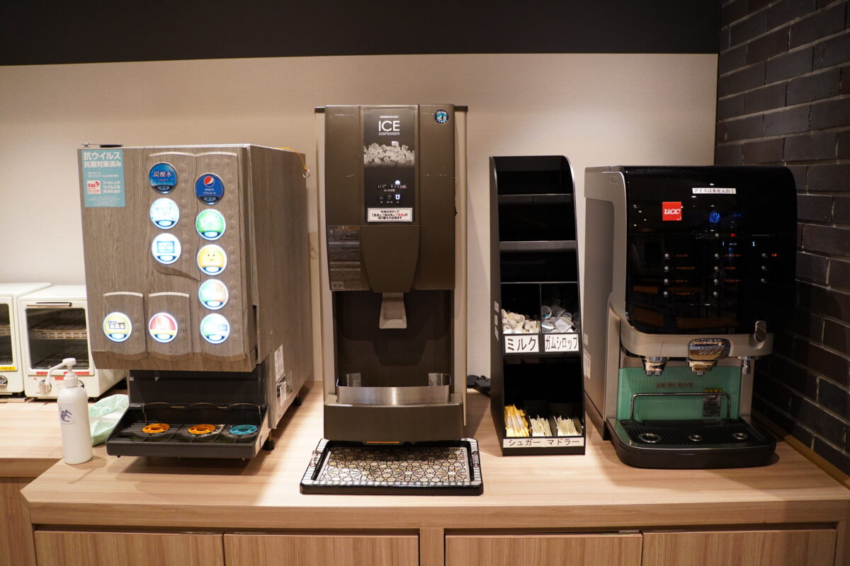 かじまちの湯SPA SOLANIのドリンクバー