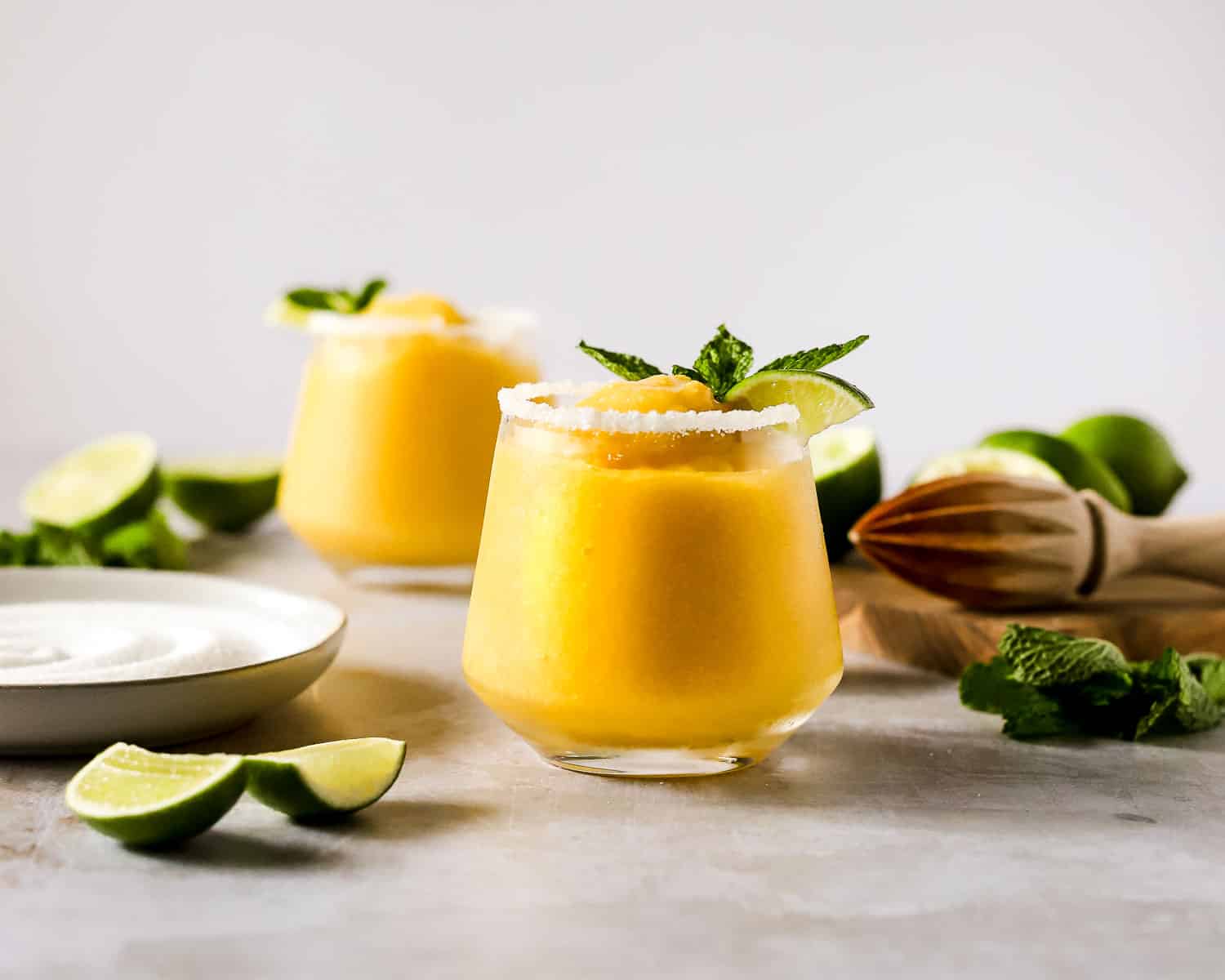frozen mango mint margaritas murmurs of ricotta on frozen mango margarita recipe with mango puree